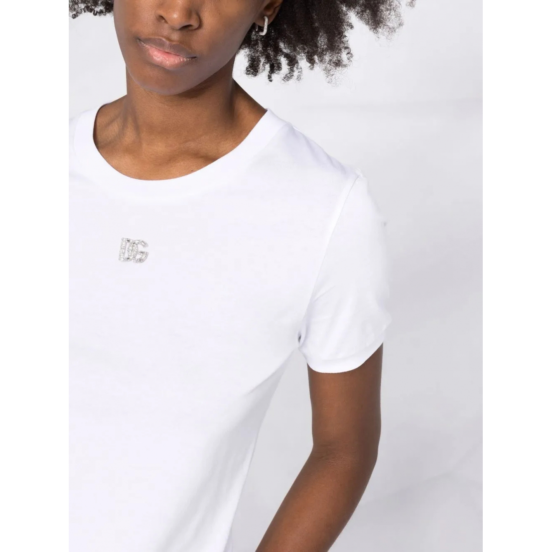 T-shirt 'Logo-Plaque' pour Femmes