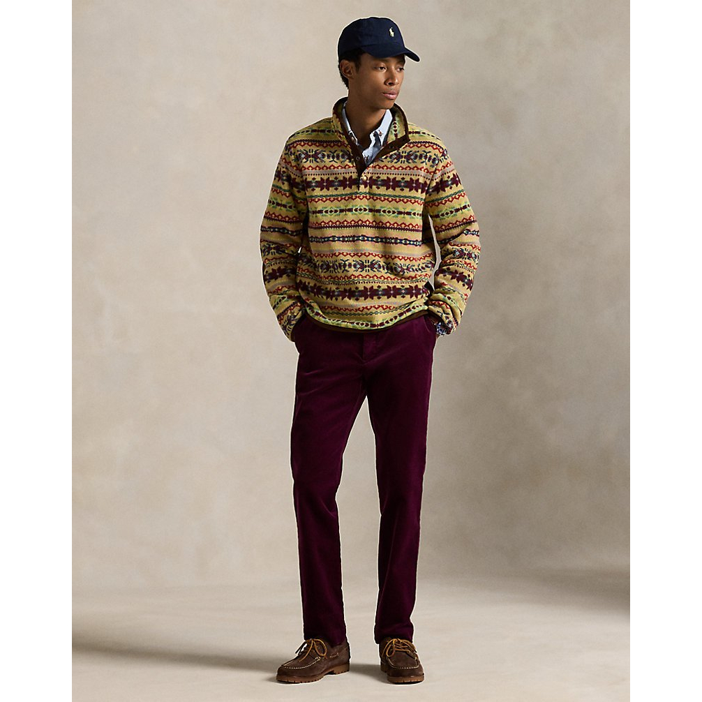 Men's 'Fair Isle–Inspired Fleece Pullover'