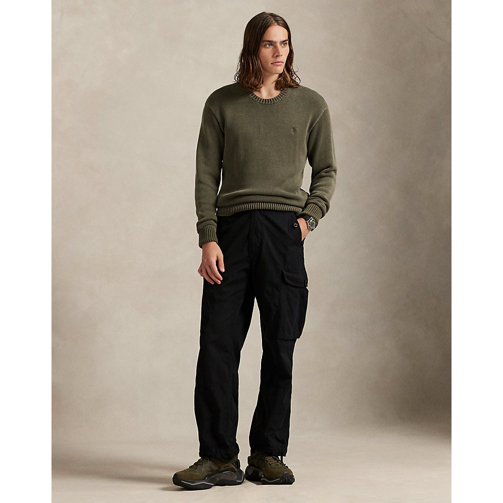 'Garment-Dyed Cotton Sweater' pour Hommes