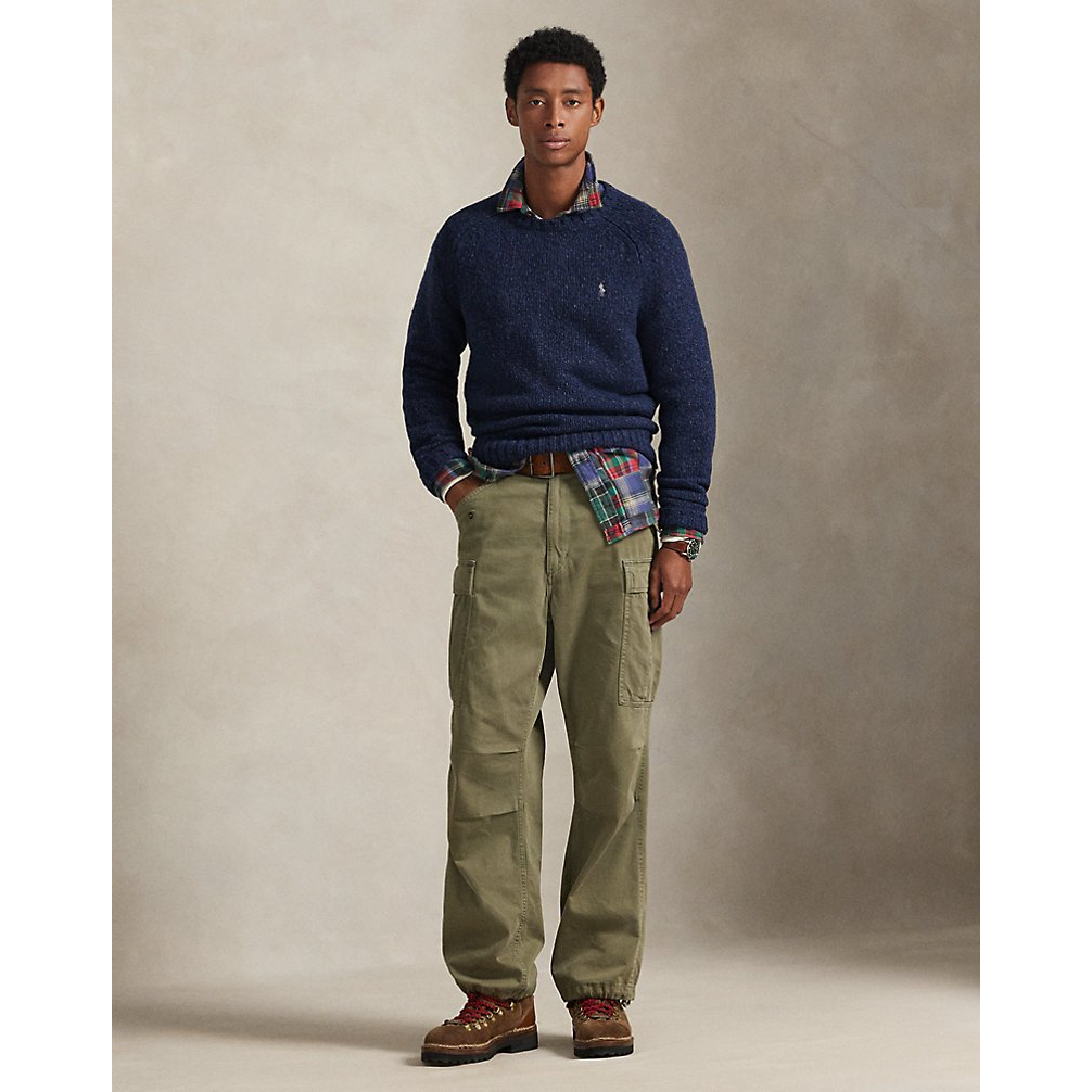 'Marled Wool-Blend Sweater' pour Hommes