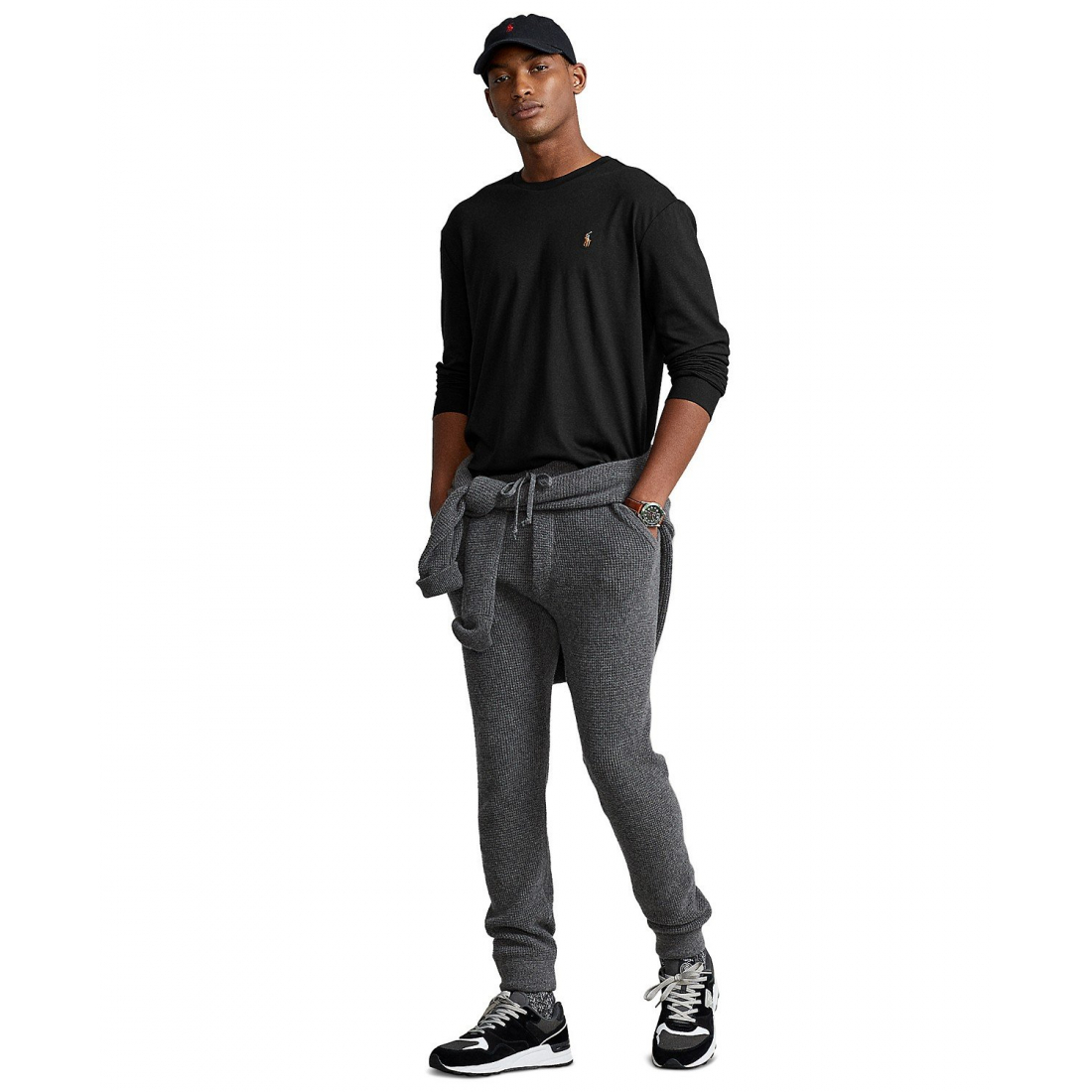 'Classic-Fit Soft Cotton Crewneck T-Shirt' pour Hommes