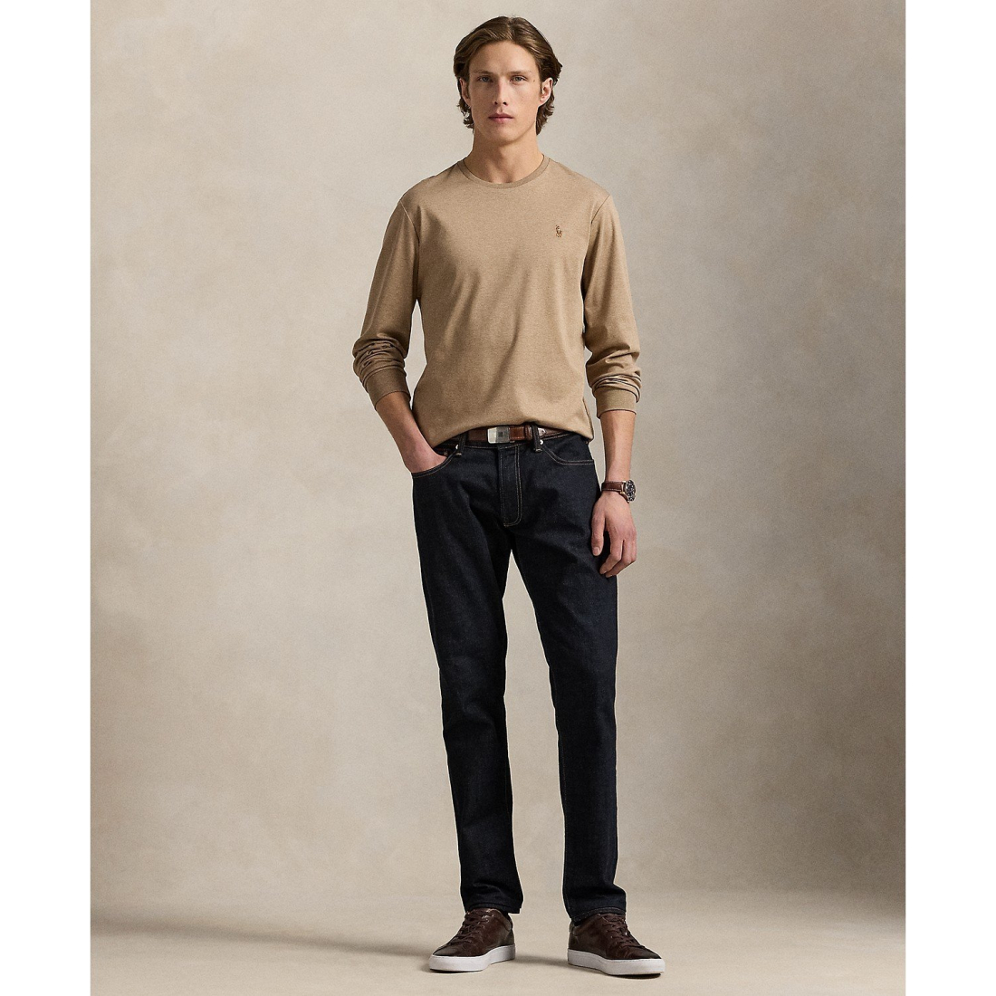 'Custom Slim Fit Soft Cotton T-Shirt' pour Hommes