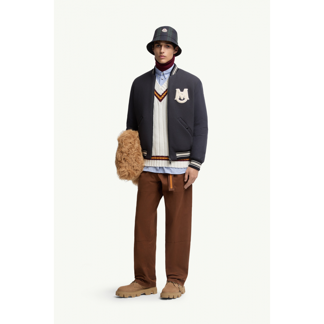 Blouson bomber 'Vennes Reversible Down' pour Hommes