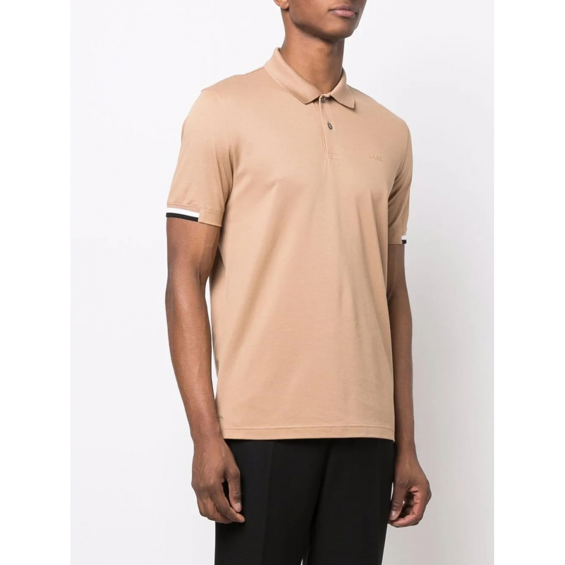 Polo 'Stripe-Trimmed' pour Hommes