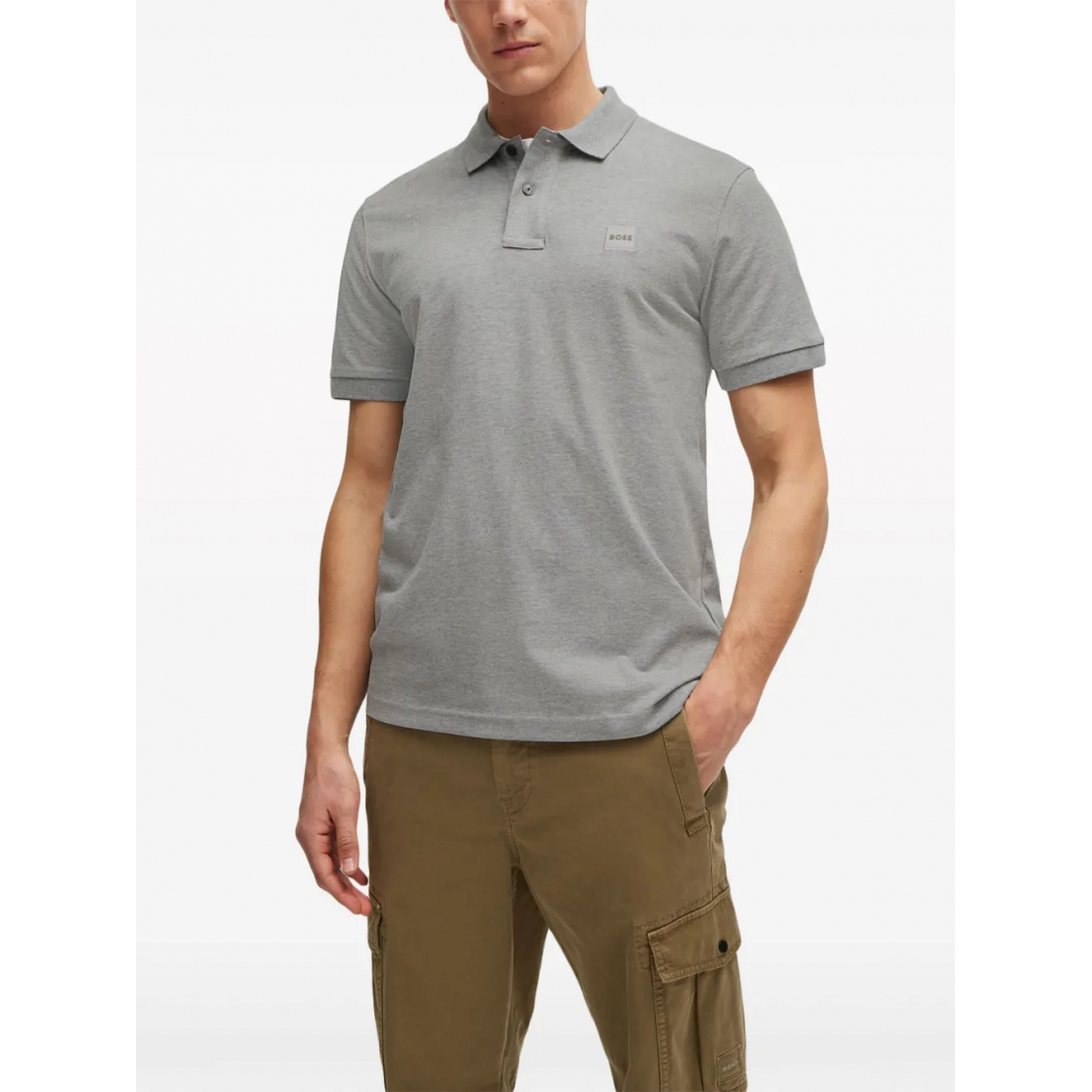 Polo 'Logo-Appliqué' pour Hommes