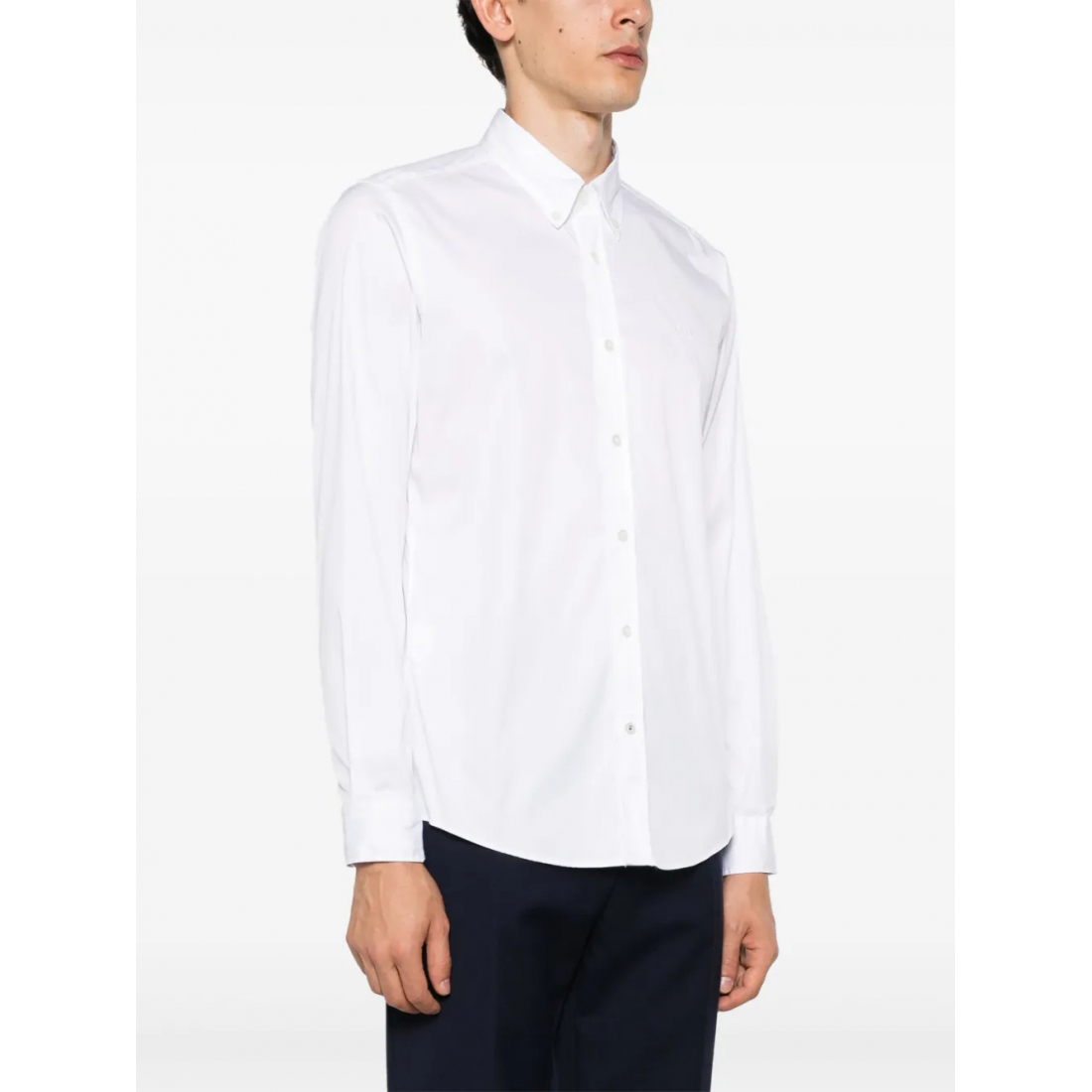 Men's 'Logo-Embroidered Poplin' Shirt