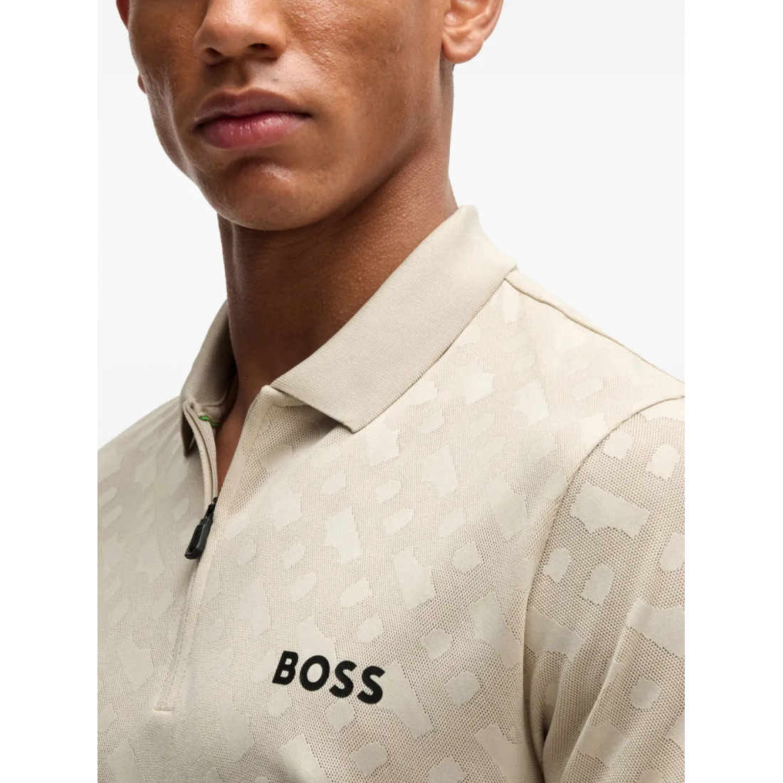 Men's 'Monogram-Pattern' Polo Shirt