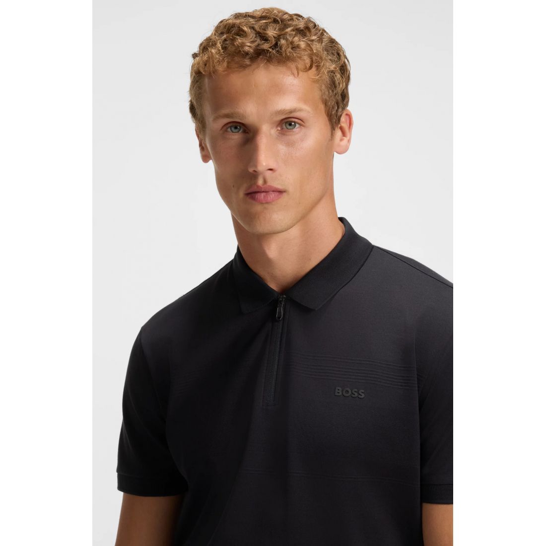 Polo 'Zip Neck' pour Hommes
