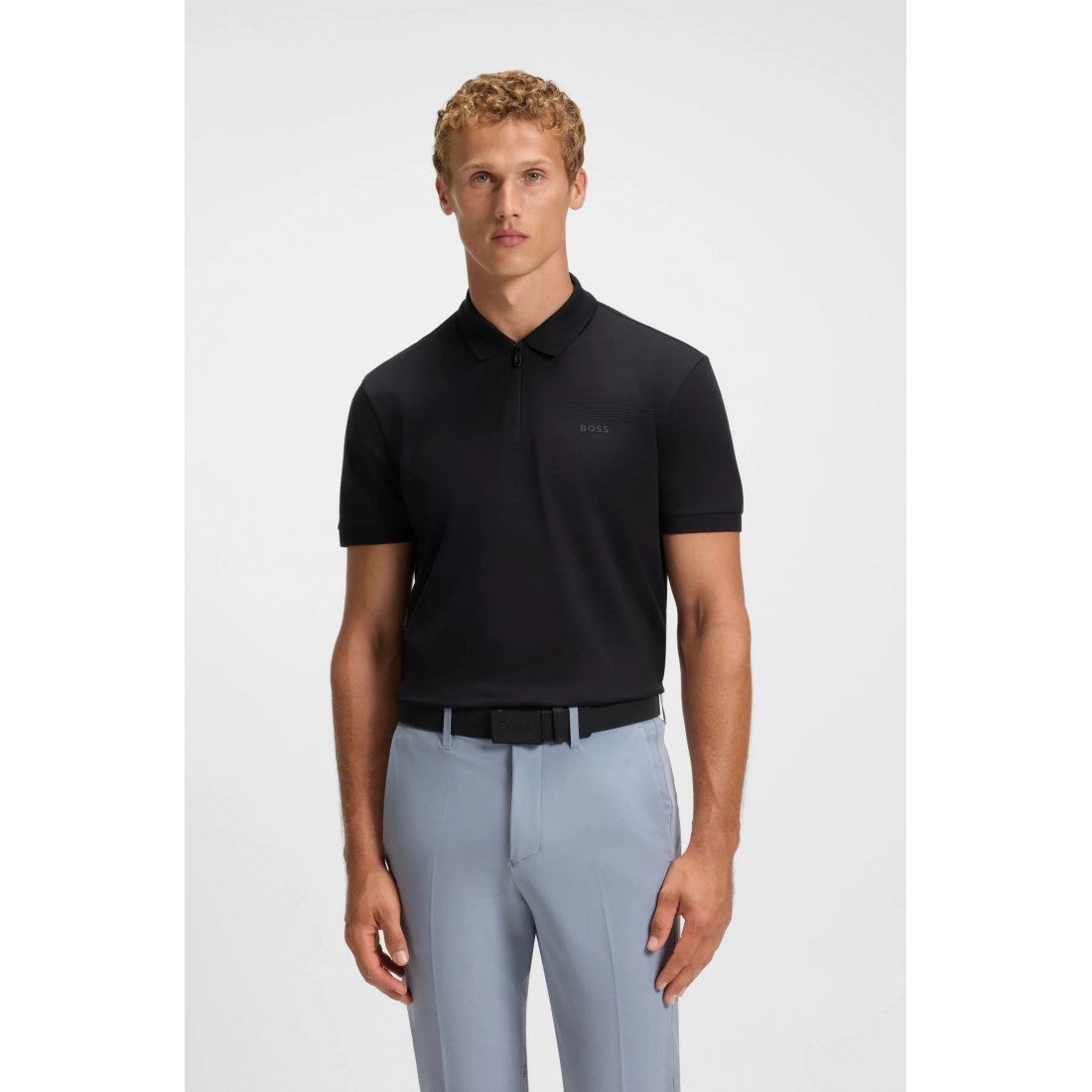 Polo 'Zip Neck' pour Hommes