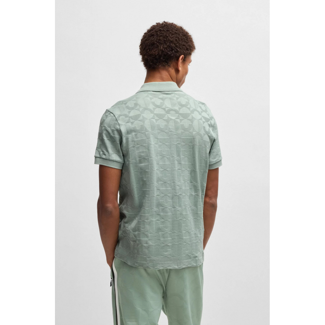 Men's 'Circle Jacquard' Polo Shirt