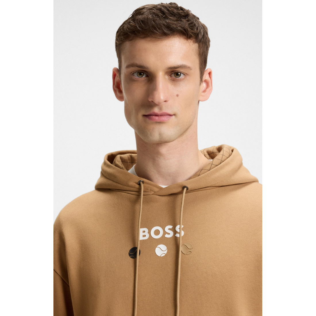 Sweatshirt à capuche  'Terry Tennis Artwork' pour Hommes