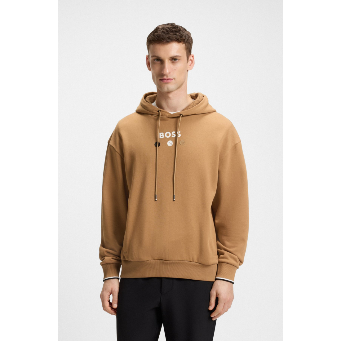 Sweatshirt à capuche  'Terry Tennis Artwork' pour Hommes