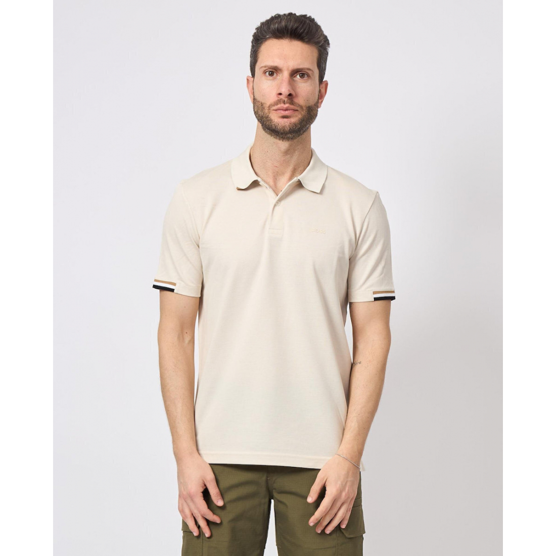 Men's 'Button-Fastening' Polo Shirt