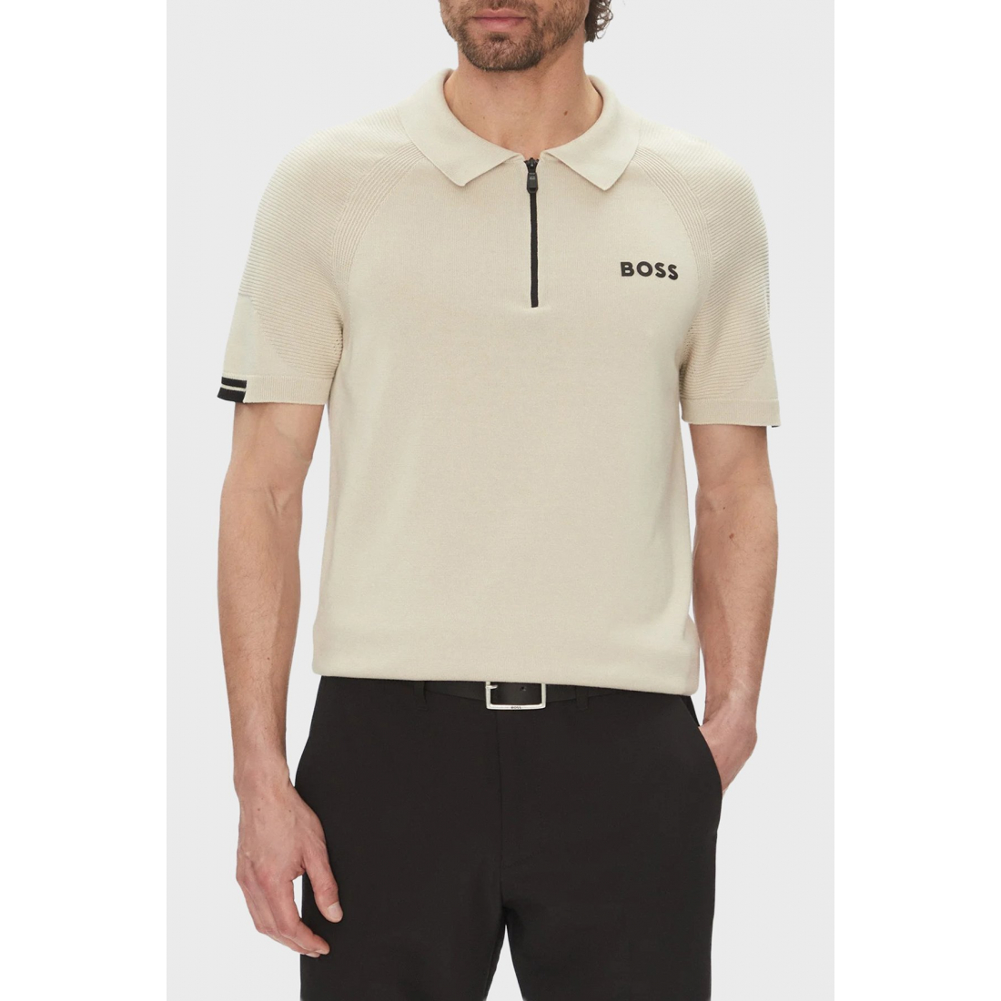 Polo 'Zip-Fastening' pour Hommes