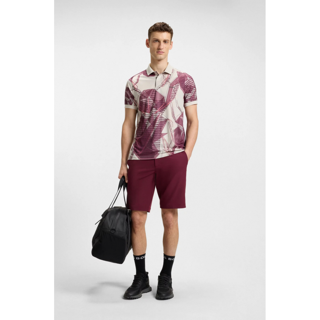 Men's 'Active Paddy Graphic-Print' Polo Shirt
