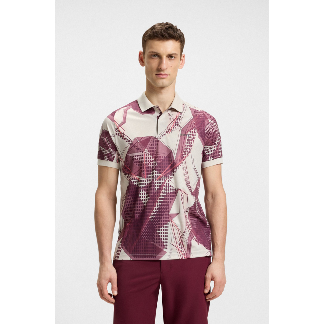 Men's 'Active Paddy Graphic-Print' Polo Shirt