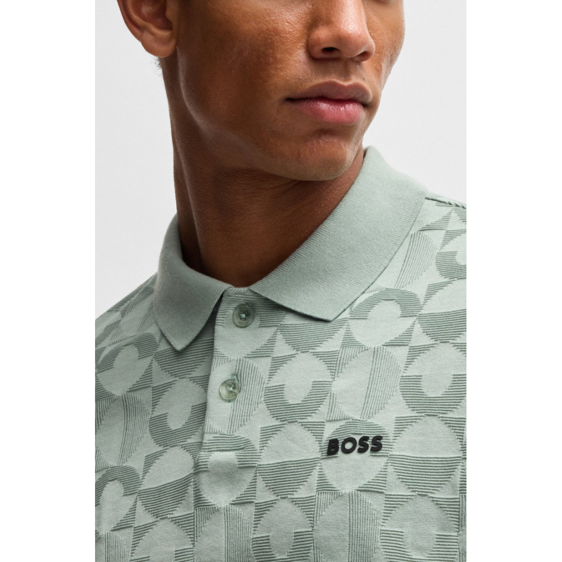 Men's 'Circle Jacquard' Polo Shirt