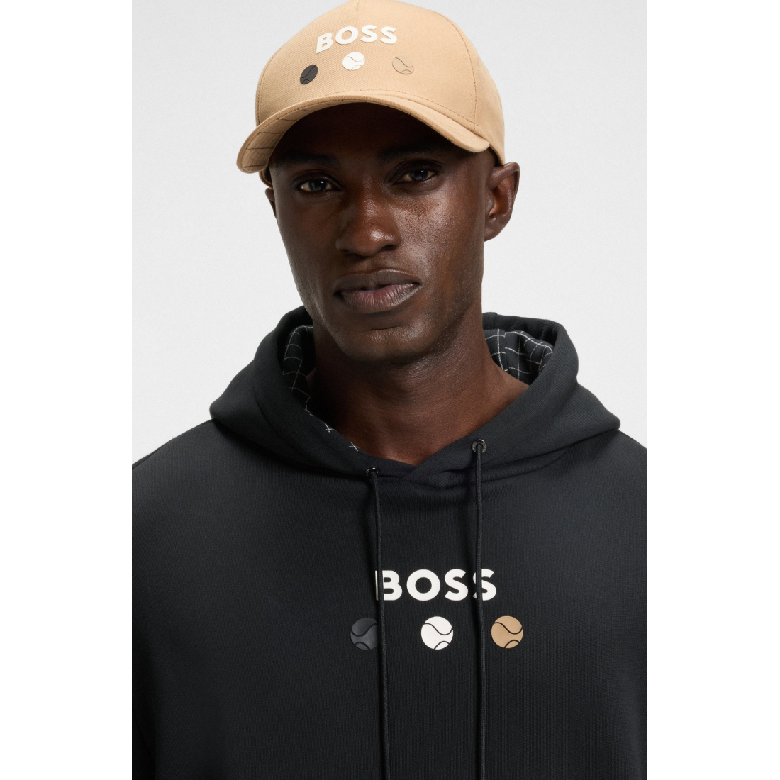 Sweatshirt à capuche  'Terry Tennis Artwork' pour Hommes