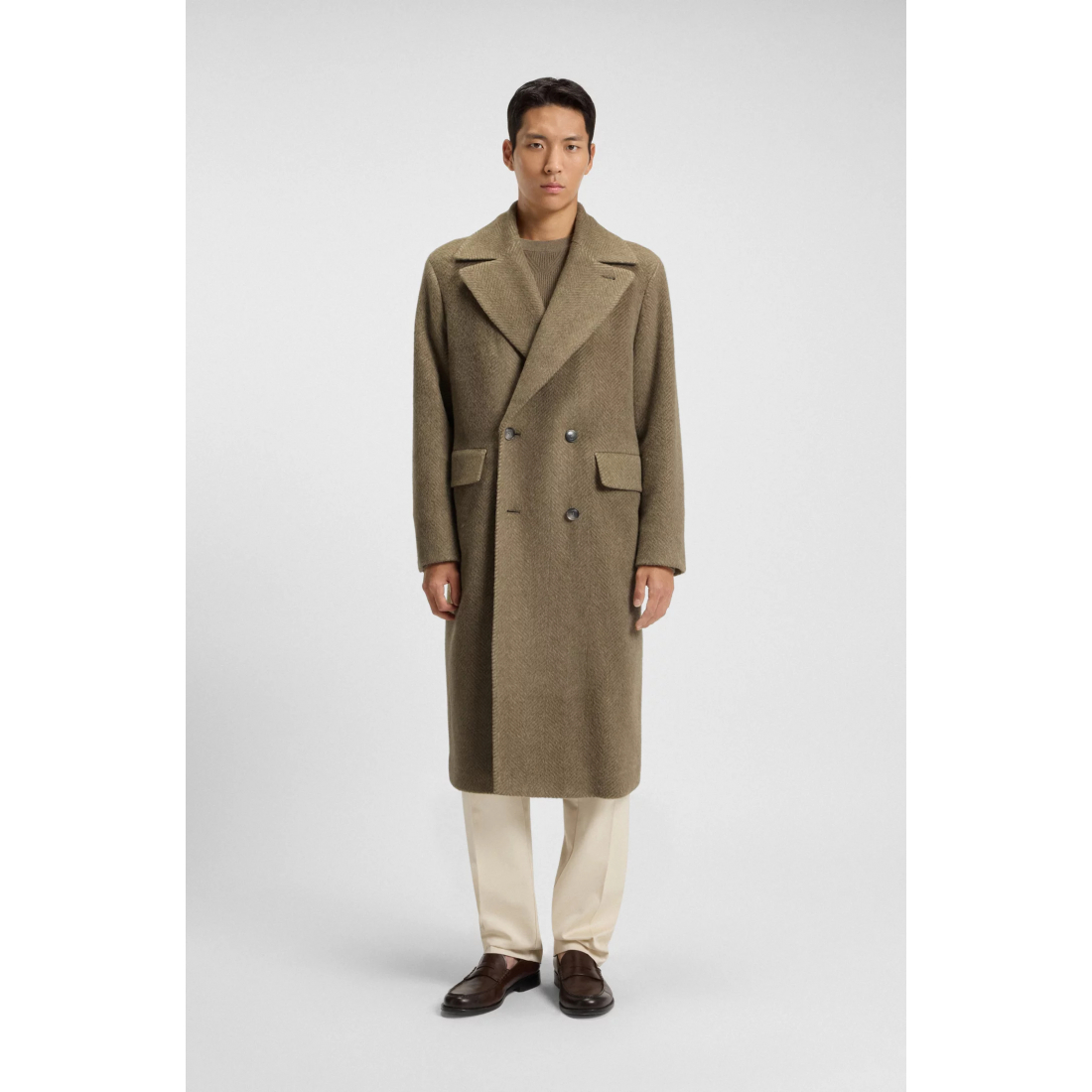 Manteau 'Herringbone Pattern' pour Hommes