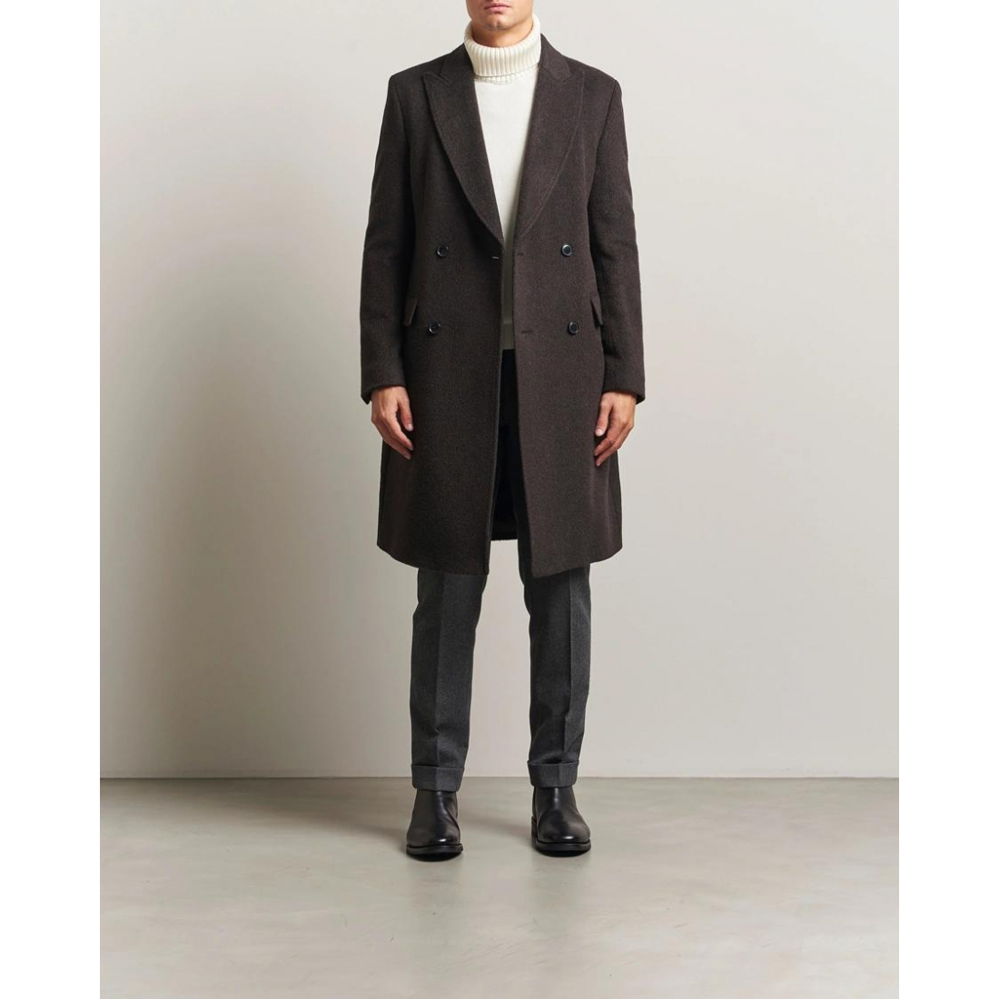 Manteau 'Peak Lapels Double-Breasted' pour Hommes
