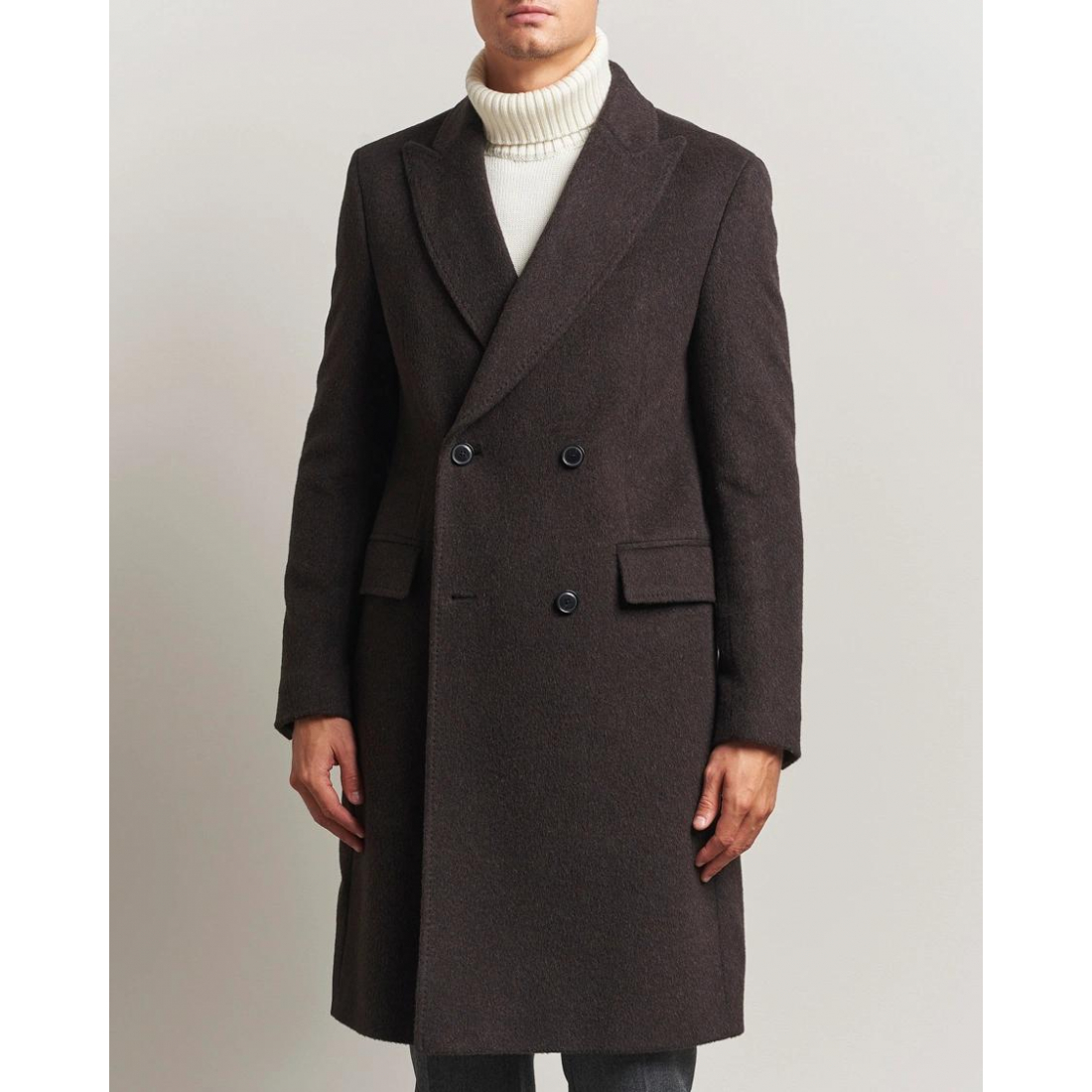 Manteau 'Peak Lapels Double-Breasted' pour Hommes