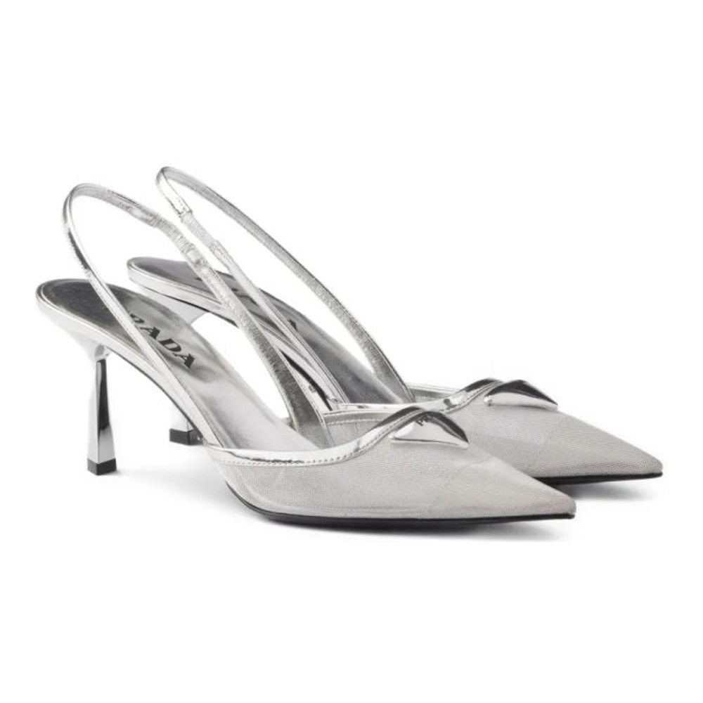 Escarpins à bride 'Triangle-Logo' pour Femmes