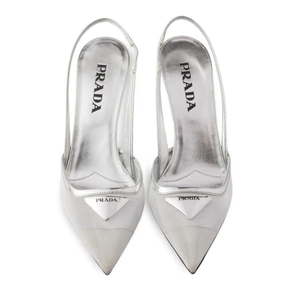 Escarpins à bride 'Triangle-Logo' pour Femmes