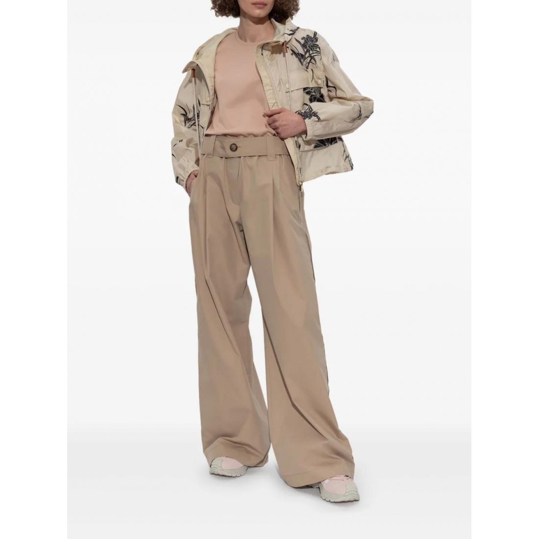 'Floral-Print' Jacke für Damen