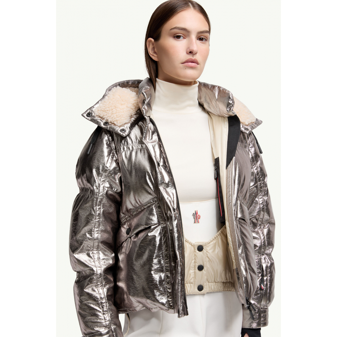 Doudoune en plumes 'Calaque Metallic Hooded Ski' pour Femmes