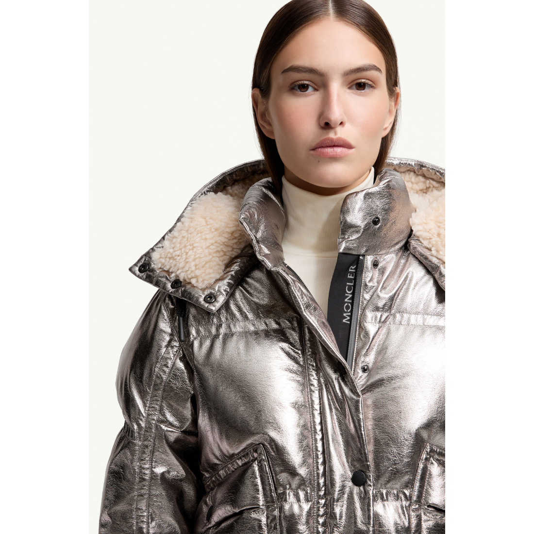 Doudoune en plumes 'Calaque Metallic Hooded Ski' pour Femmes