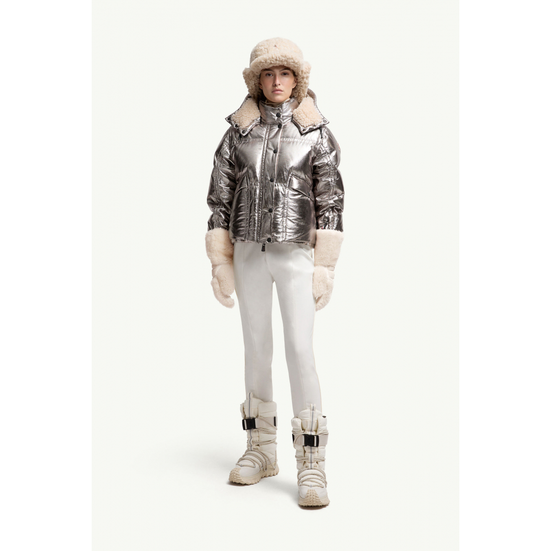 Doudoune en plumes 'Calaque Metallic Hooded Ski' pour Femmes