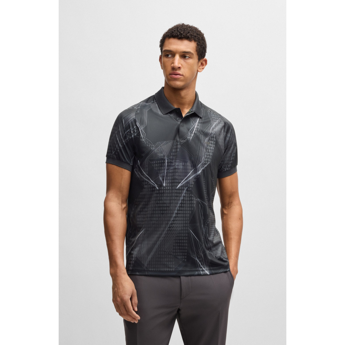 Men's 'Paddy Graphic-Print' Polo Shirt