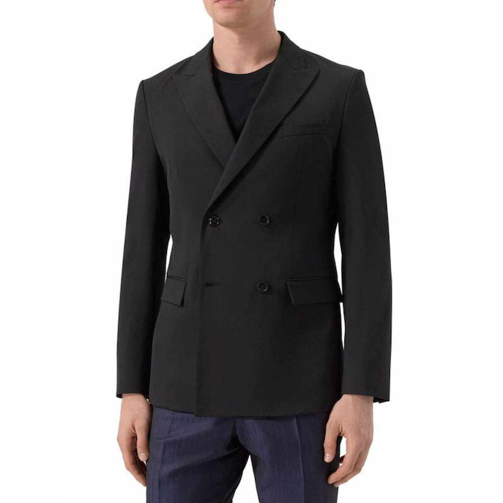 Blazer 'Houston Double-Breasted Flap-Pocket' pour Hommes