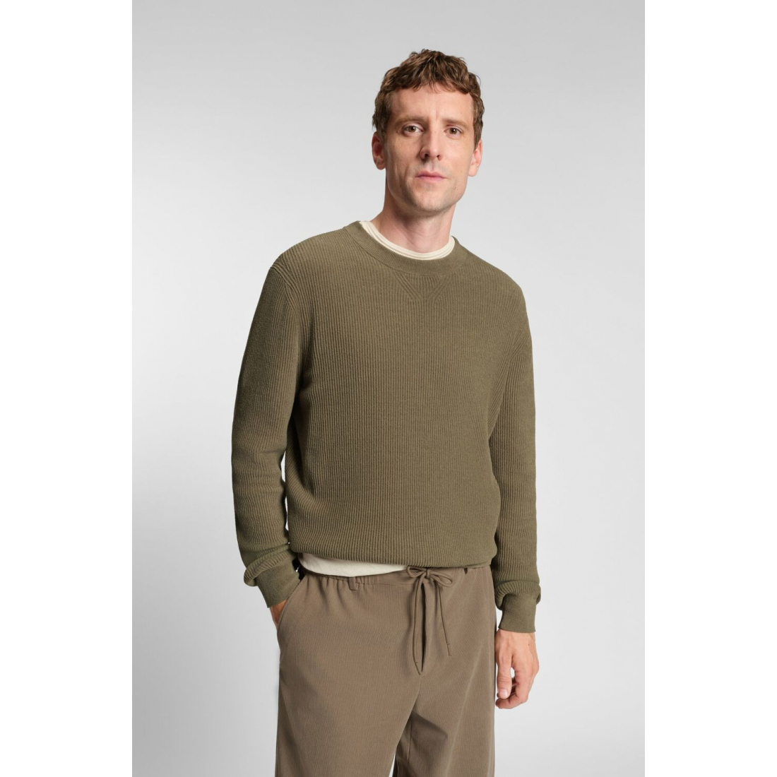 Pull 'Ribbed' pour Hommes