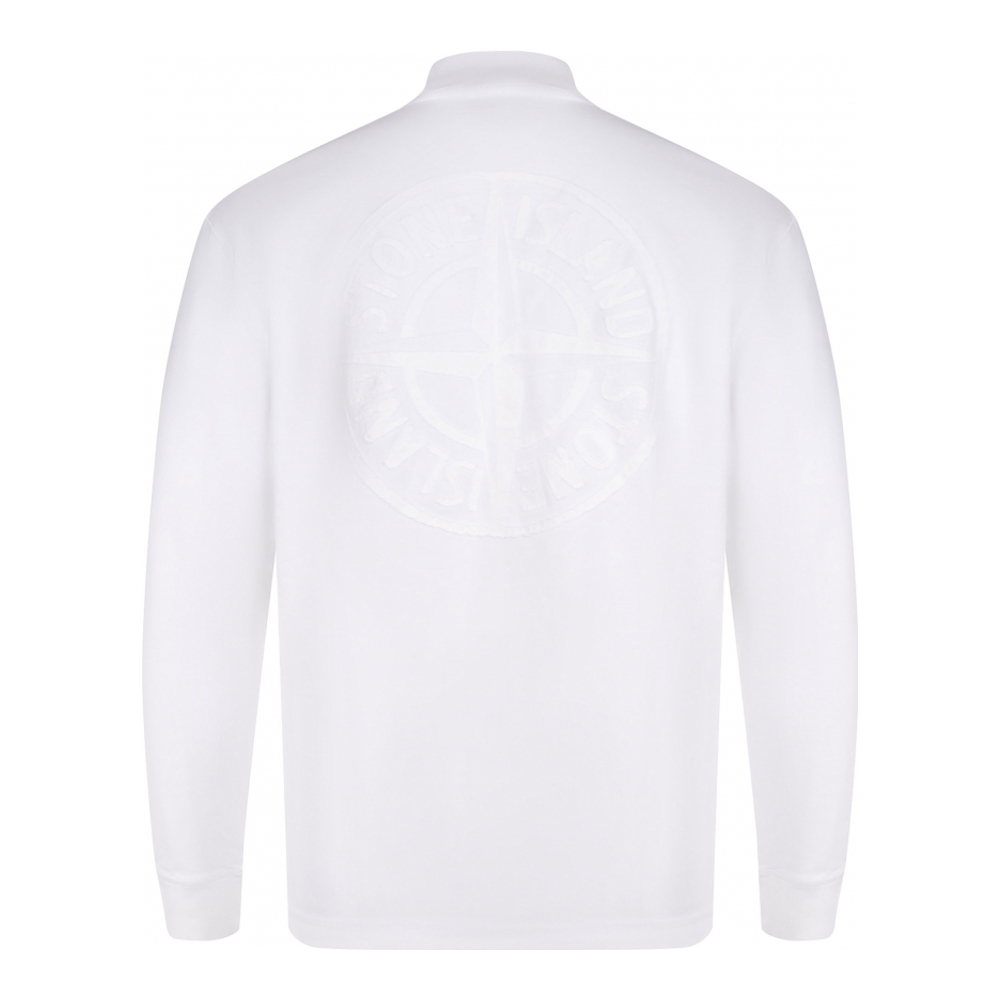 'Embroidered' Langärmeliges T-Shirt für Herren