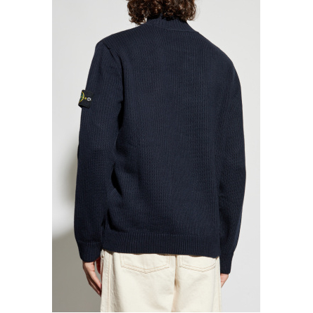 Men's 'Logo Patch' Turtleneck Sweater