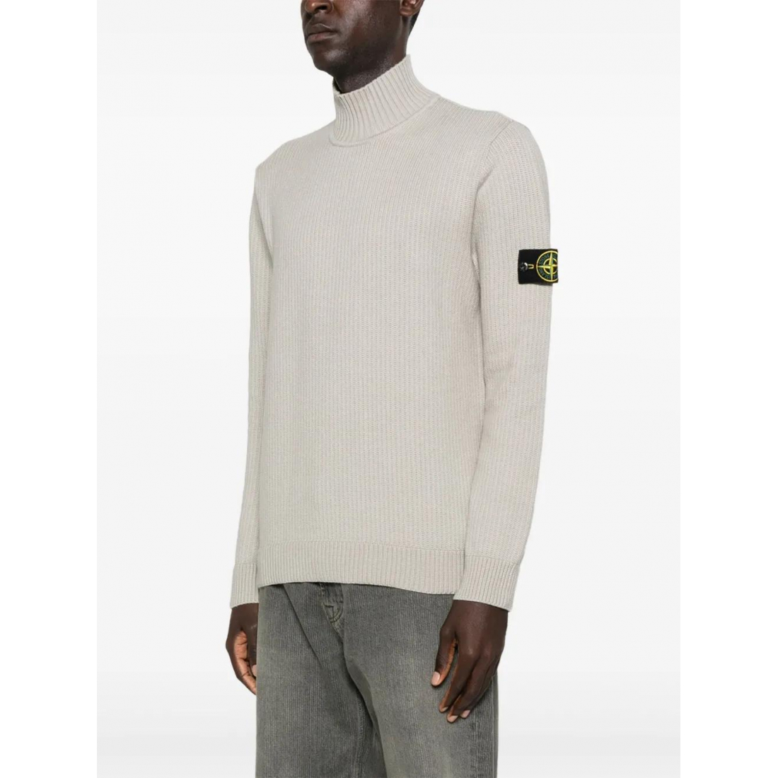 Men's 'Logo Patch' Turtleneck Sweater