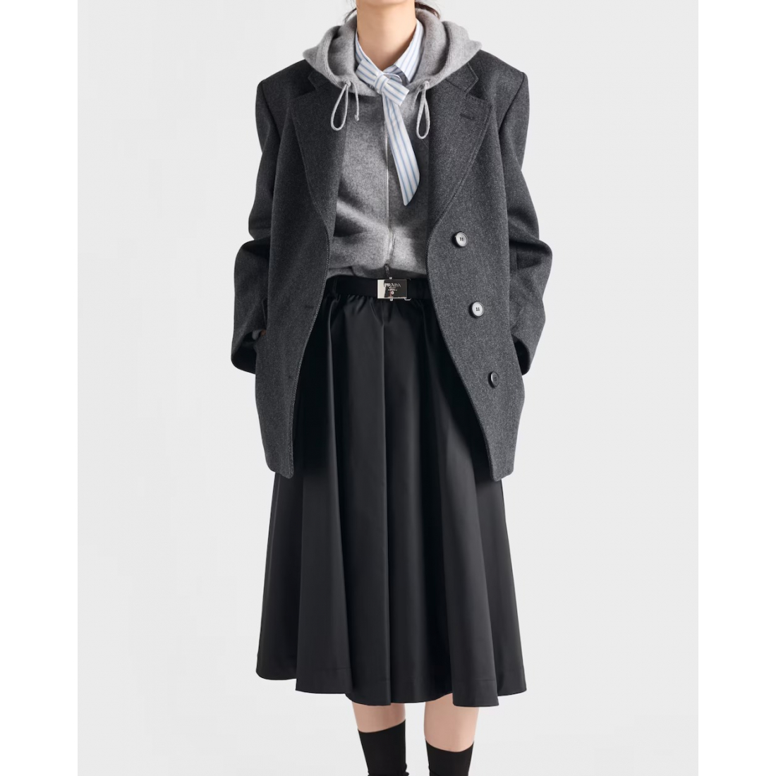 Women's 'Re-Nylon' Midi Skirt