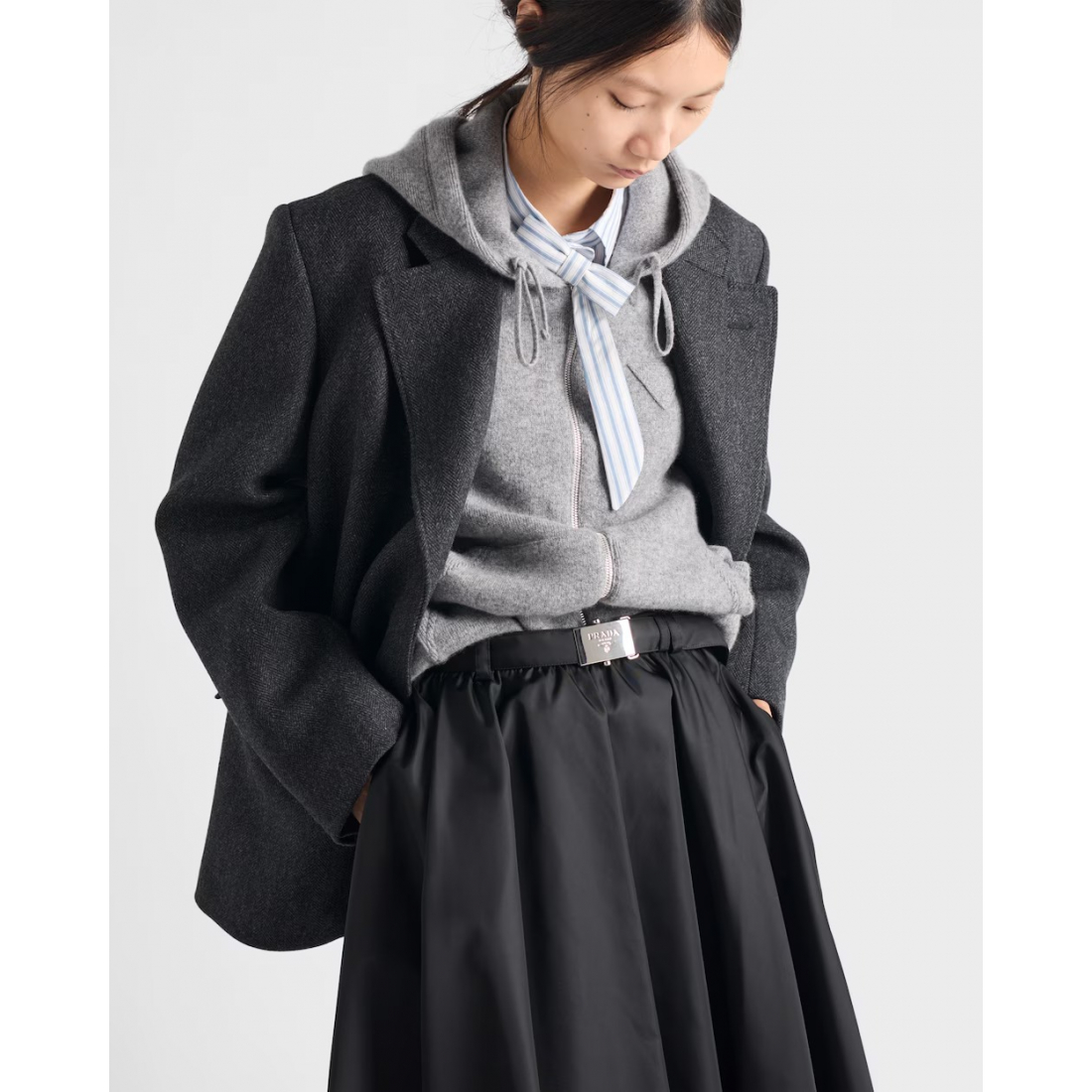 Women's 'Re-Nylon' Midi Skirt