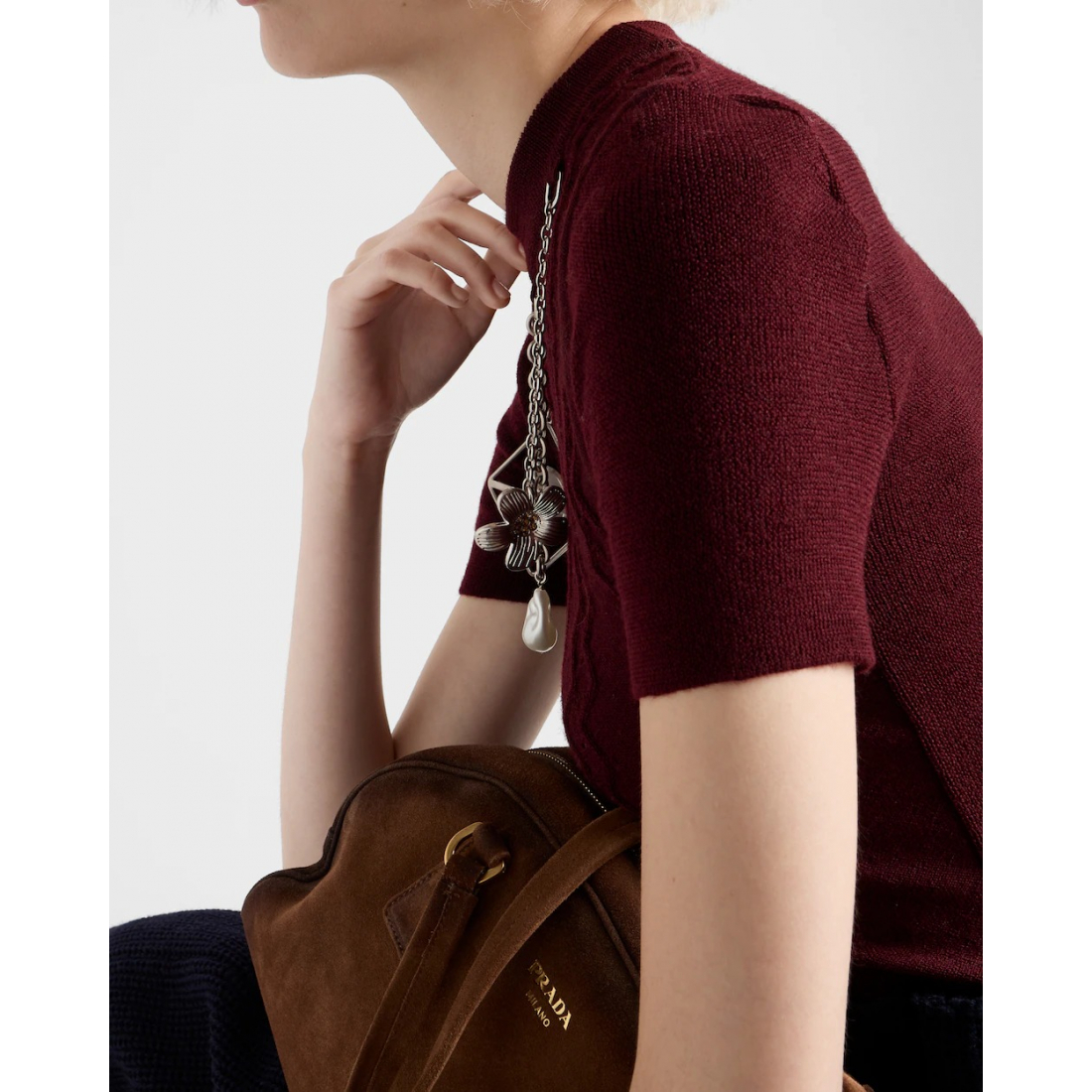 Pull 'Short-Sleeved Crewneck' pour Femmes