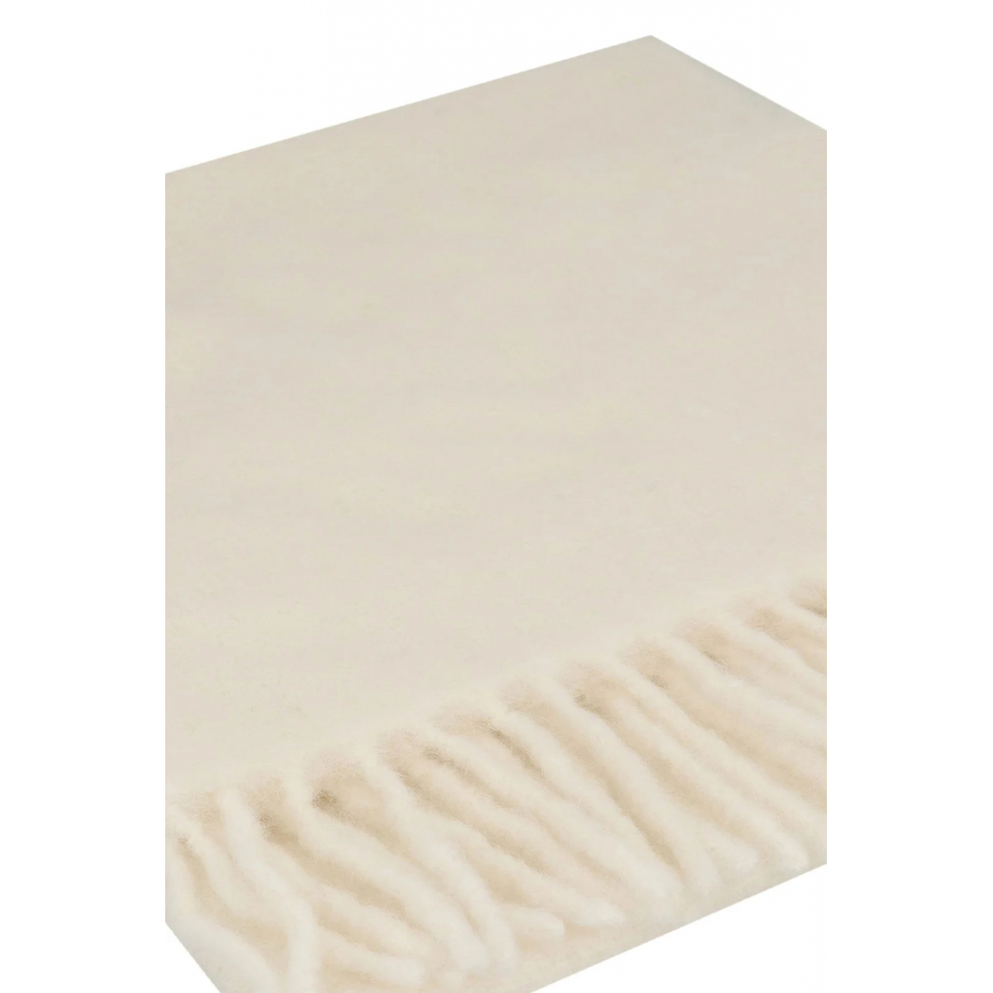 Écharpe en laine 'Brushed Effect Fringed' pour Femmes