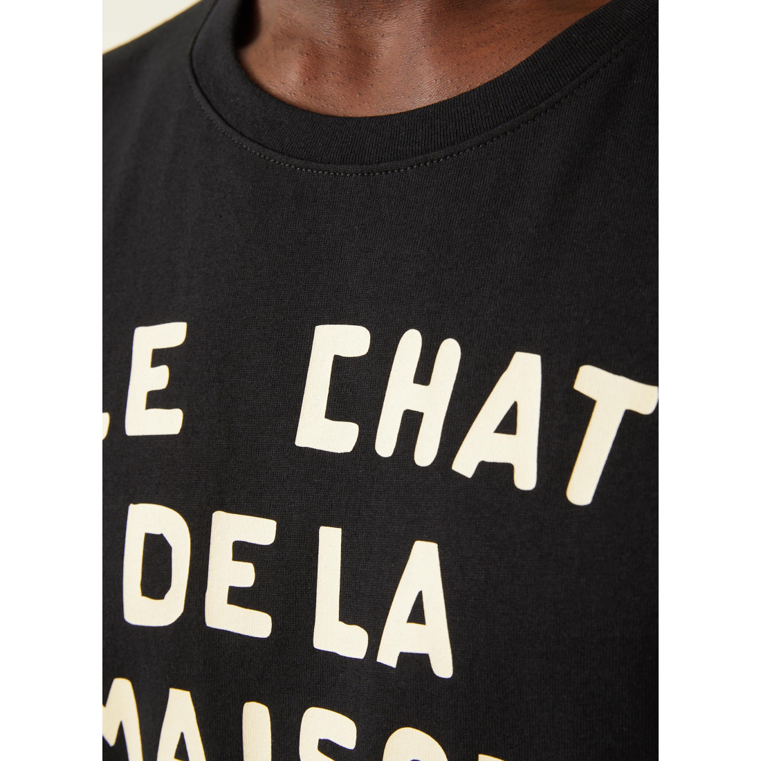 Men's 'Chat De La Maison-Print' T-Shirt