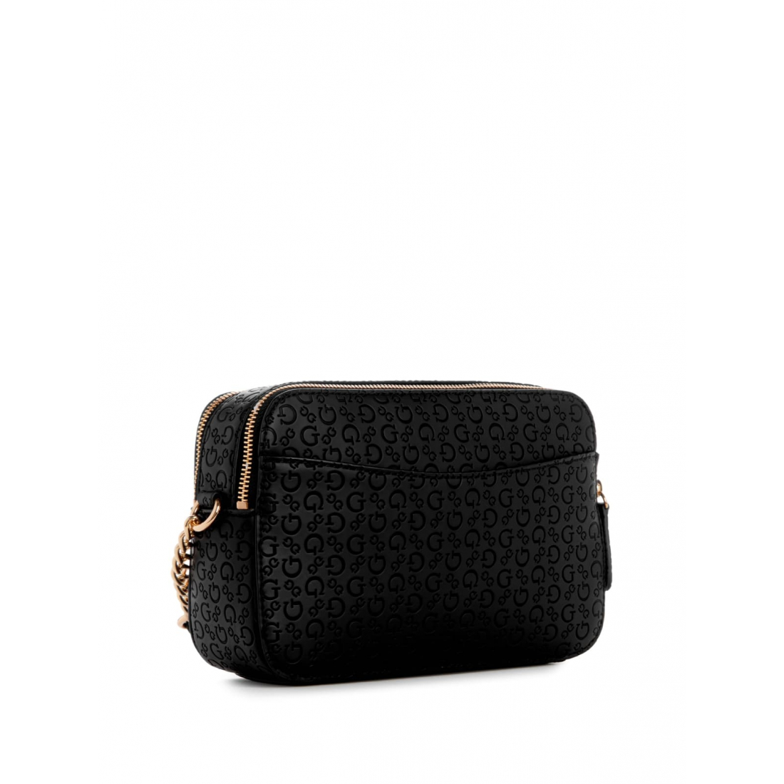 'Zakaria Debossed Logo Double-Zip Crossbody' pour Femmes