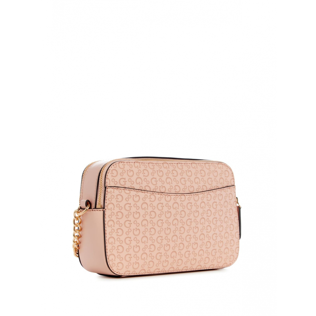 'Zakaria Debossed Logo Double-Zip Crossbody' pour Femmes