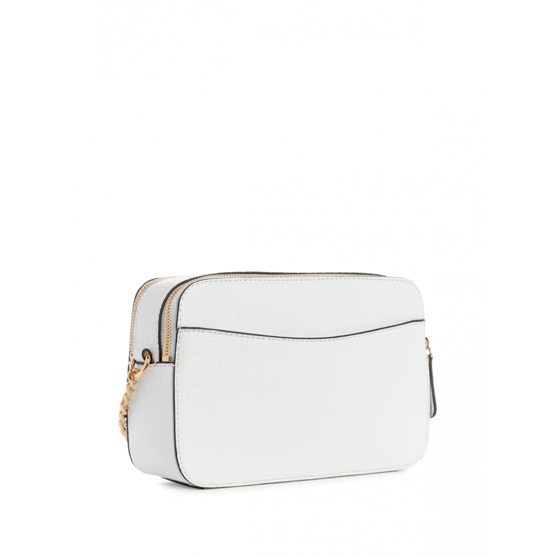 'Zakaria Debossed Logo Double-Zip Crossbody' pour Femmes