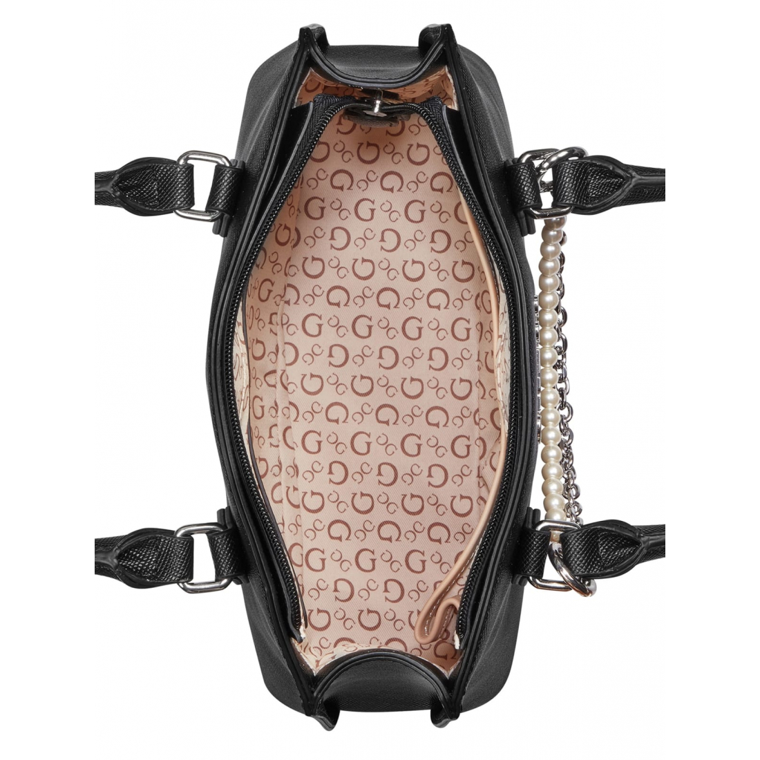 'Jeanine Faux-Pearl Charm Satchel' pour Femmes