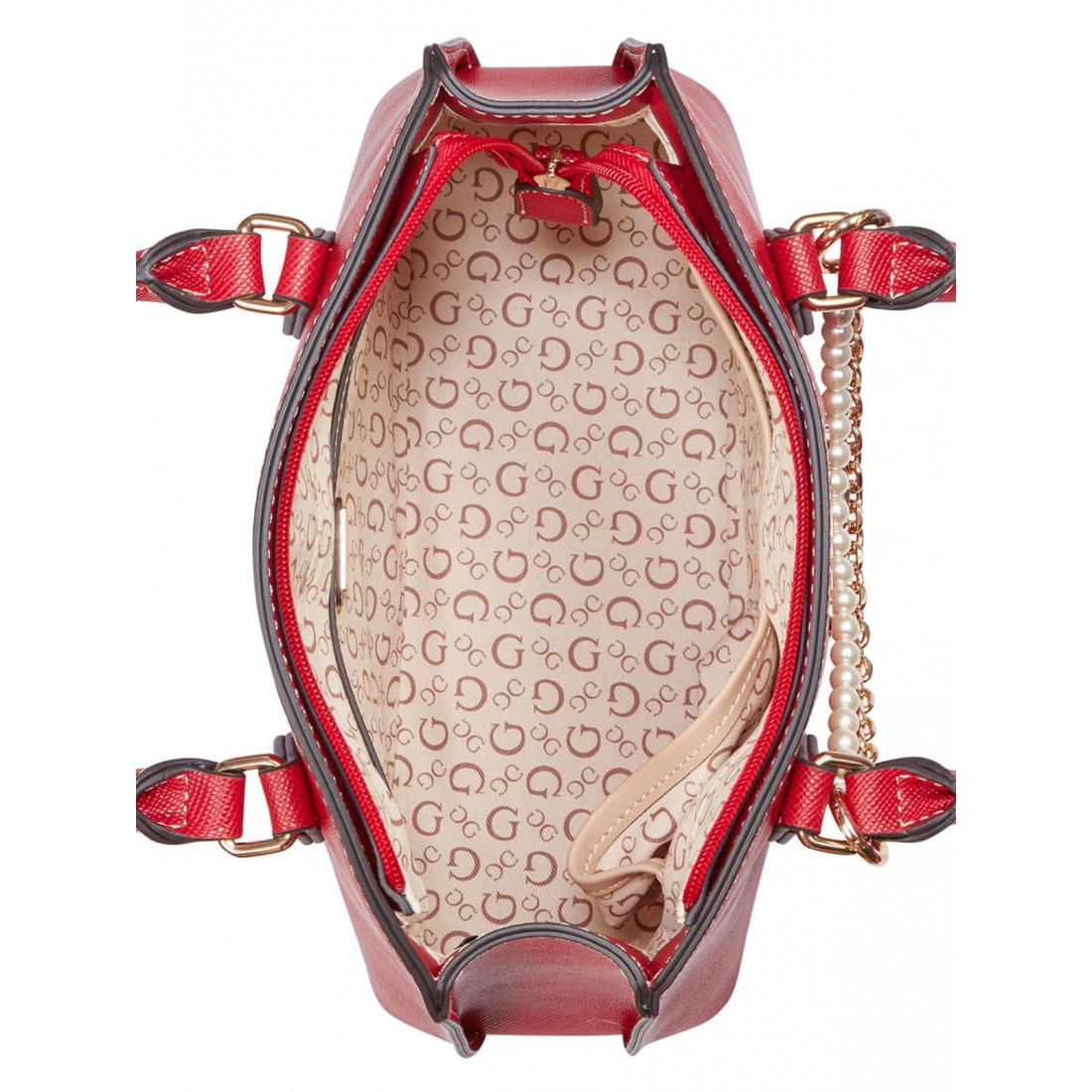 'Jeanine Faux-Pearl Charm Satchel' pour Femmes