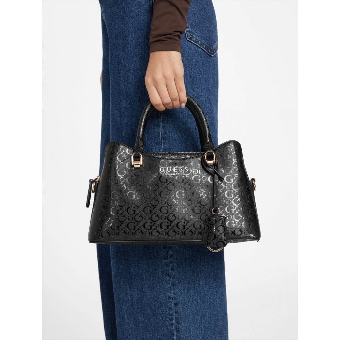 'Kiran Logo Shine Satchel' pour Femmes