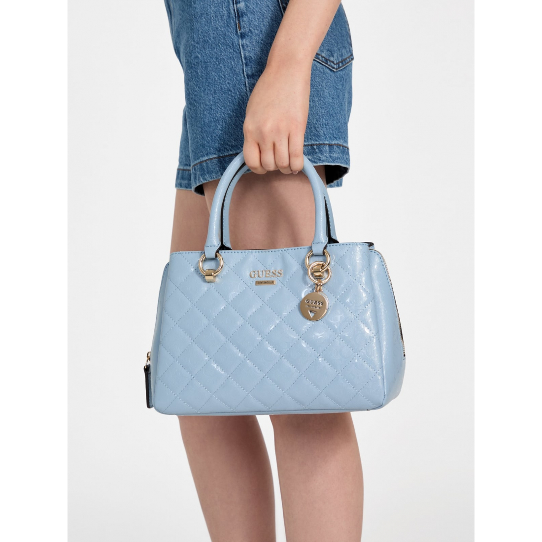 'Estonia Quilted Gshine Satchel' pour Femmes