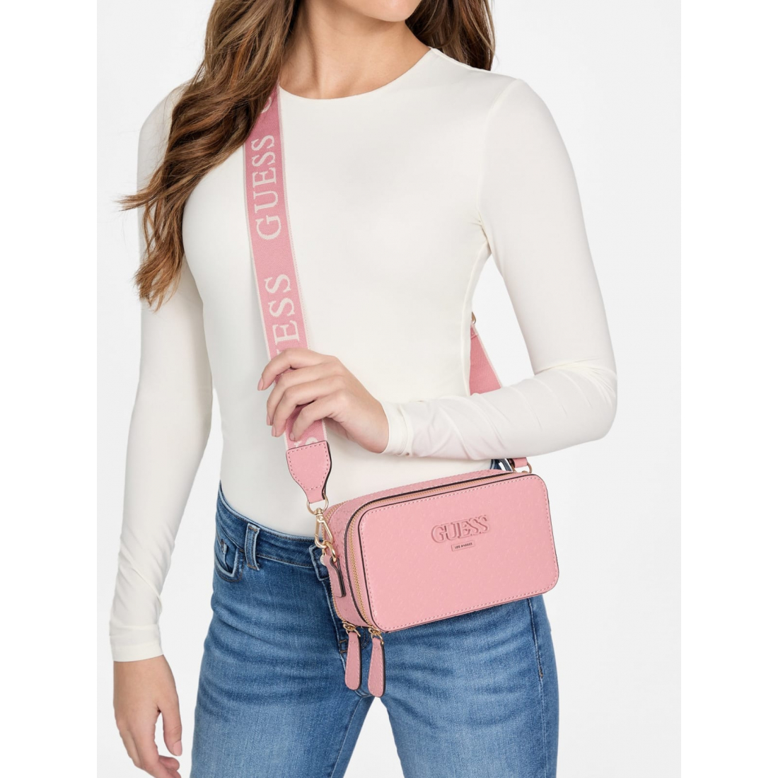 'Lewistown Shiny Logo Crossbody' pour Femmes